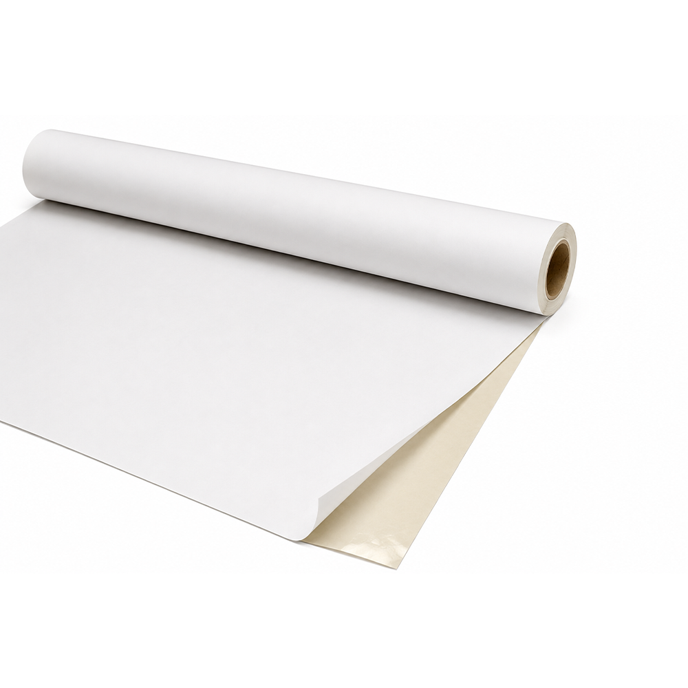 Show details for 36# Cheap and Tacky Matte Coated Paper w/PSA - 36" x 75'